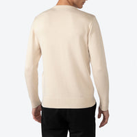 Suéter Tricot Viscose Masculino - Bege