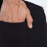 Calça Sarja Moletom Masculina | Travel Collection - Preto