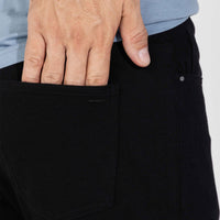Calça Sarja Moletom Masculina | Travel Collection - Preto