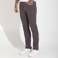 Calça Sarja Moletom Masculina | Travel Collection - Cinza Carvão