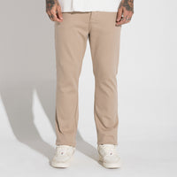 Calça Sarja Moletom Masculina | Travel Collection - Bege Taupe