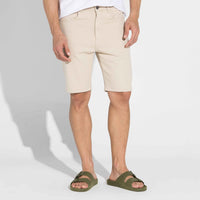 Bermuda Sarja Moletom Masculina | Travel Collection - Bege