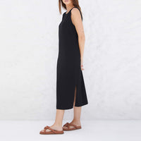 Vestido Midi Viscose - Preto