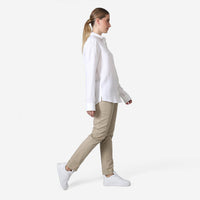 Camisa Linho Manga Longa - Branco