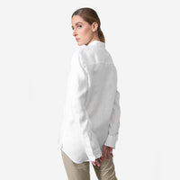 Camisa Linho Manga Longa - Off White