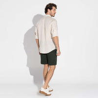 Camisa Linho Manga Longa - Natural