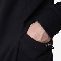 Jaqueta Bomber Moletom Flanelado Masculina - Preto