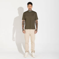 Camiseta Cotton Pima Masculina - Verde Vinhedo