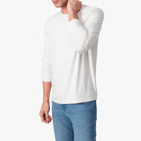 Camiseta Blend Linho Manga Longa Masculina - Natural