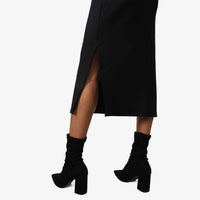 Vestido Midi Dense Modal - Preto