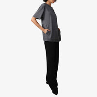 Camiseta Light Modal Bolsos Feminina - Preto