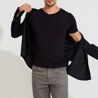 Undershirt Micromodal Masculina - Preto