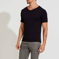 Undershirt Micromodal Masculina - Preto