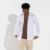 Undershirt Micromodal Masculina - Marrom