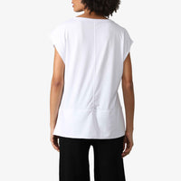 Blusa Algodão Pima Ampla Feminina | Life Collection - Branco