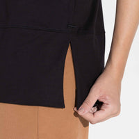 Blusa Algodão Pima Ampla Feminina | Life Collection - Preto