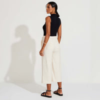 Regata Canelada Viscose Gola Alta Feminina - Preto