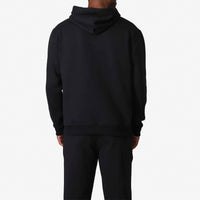 Blusão Moletom Flanelado Capuz - Preto