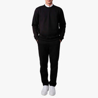 Blusão Moletom Flanelado - Preto