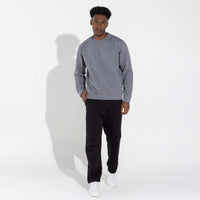 Blusão Moletom Flanelado - Mescla Escuro