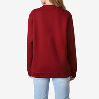 Blusão Moletom Flanelado - Vermelho Escarlate