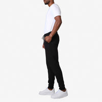 Calça Jogger Moletom Flanelado - Preto