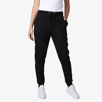 Calça Jogger Moletom Flanelado - Preto