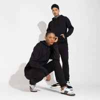 Calça Jogger Moletom Flanelado - Preto