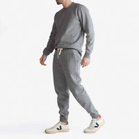 Calça Jogger Moletom Flanelado - Mescla Escuro