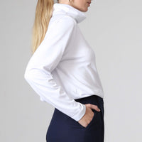 Camiseta Pima Gola Rolê Feminina | Life Collection - Branco