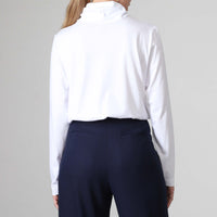 Camiseta Pima Gola Rolê Feminina | Life Collection - Branco