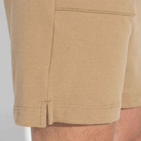 Bermuda Blend Linho Masculina - Bege Pastel