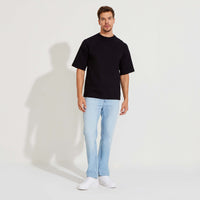 Camiseta Suedine Raglã Unissex - Preto