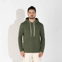 Blusão Moletinho Stretch Linho Masculino - Verde Figo
