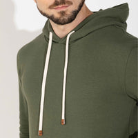 Blusão Moletinho Stretch Linho Masculino - Verde Figo