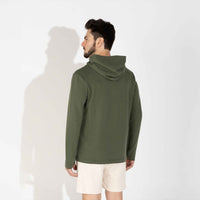 Blusão Moletinho Stretch Linho Masculino - Verde Figo