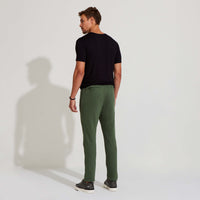 Calça Reta Amarração Masculina - Verde Pinheiro