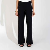 Calça Fenda Lateral Feminina - Preto