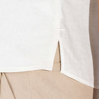 Regata Linho Feminina - Branco