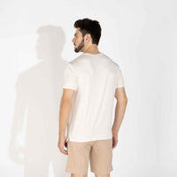 Camiseta Blend Linho Masculina - Natural