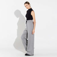 Regata Canelado Algodão Gola Alta Feminina - Preto