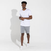 Camiseta Algodão Pima Gola Dupla Masculina | Life Collection - Branco