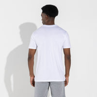 Camiseta Algodão Pima Gola Dupla Masculina | Life Collection - Branco