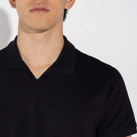 Polo Cotton Pima Masculina | Life Collection - Preto