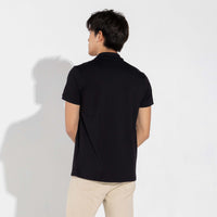 Polo Cotton Pima Masculina | Life Collection - Preto