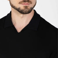 Polo Cotton Pima Masculina | Life Collection - Preto
