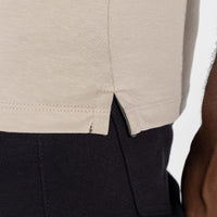 Polo Cotton Pima Masculina | Life Collection - Bege Aveia
