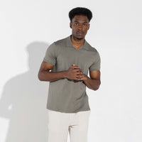 Polo Cotton Pima Masculina | Life Collection - Verde Louro