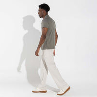 Polo Cotton Pima Masculina | Life Collection - Verde Louro