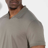 Polo Cotton Pima Masculina | Life Collection - Verde Louro